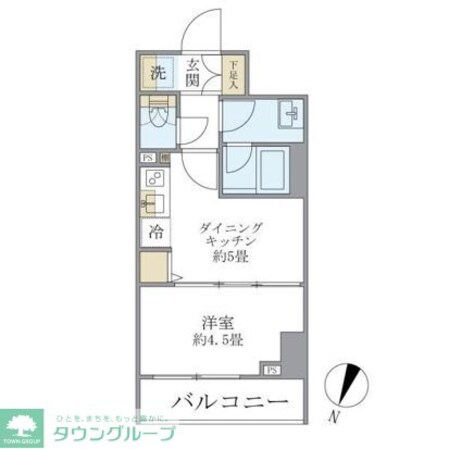 エレミ本蓮沼の物件間取画像